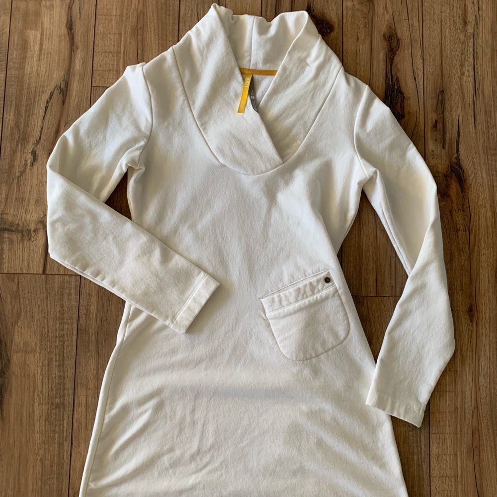 Womens Lole white sweatshirt dress size XS